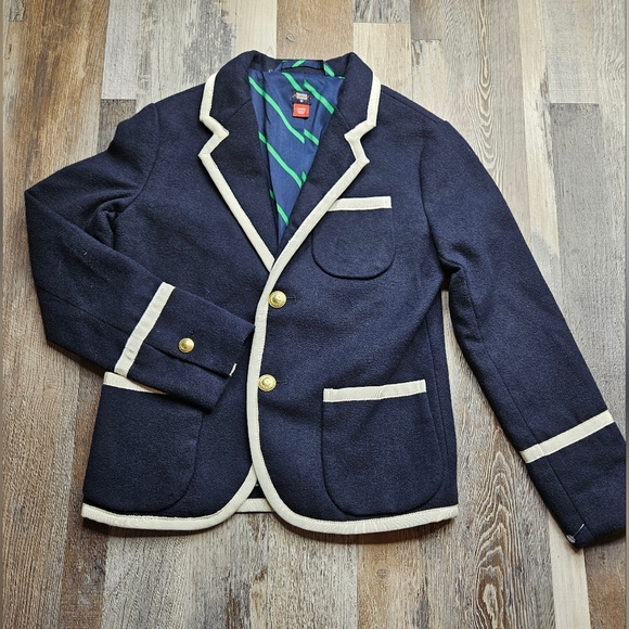 Rowing Blazers X Target Youth Size 8 Navy Blue With White Trim - Picture 2 of 9